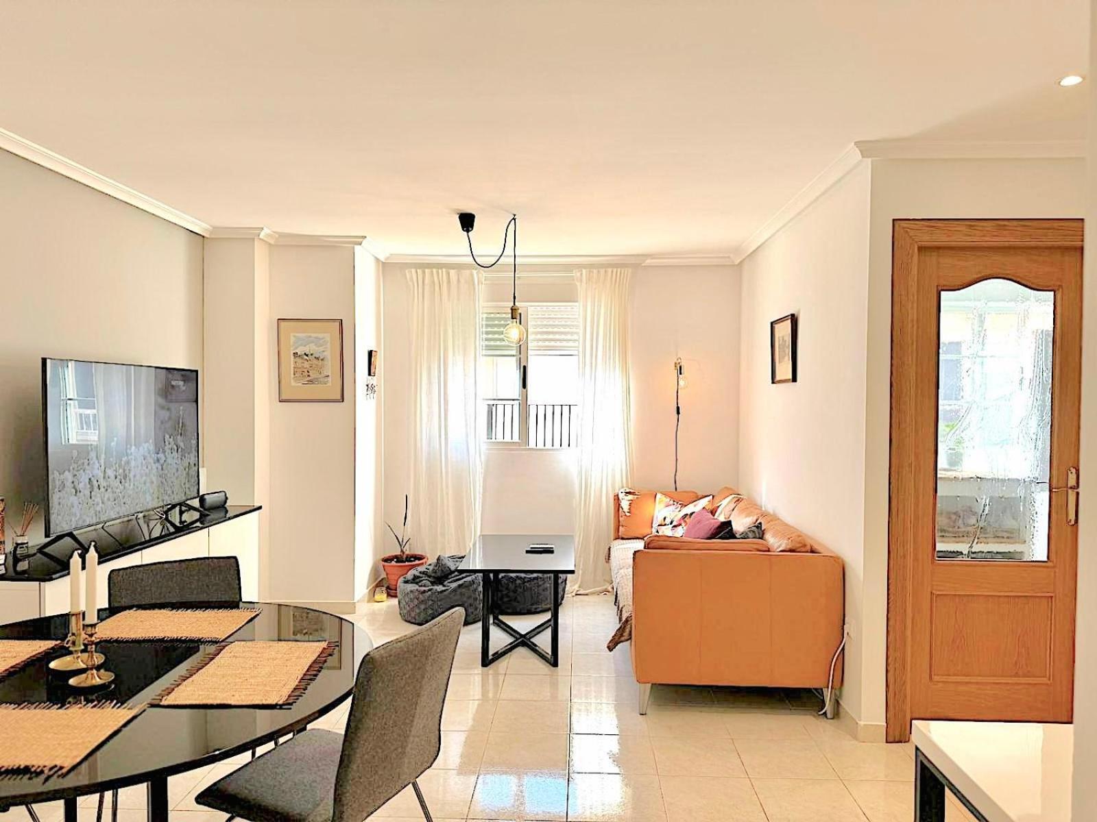 Atico Con Jacuzzi Privado , 1 Min Walk De Playa Levante 圣波拉 外观 照片