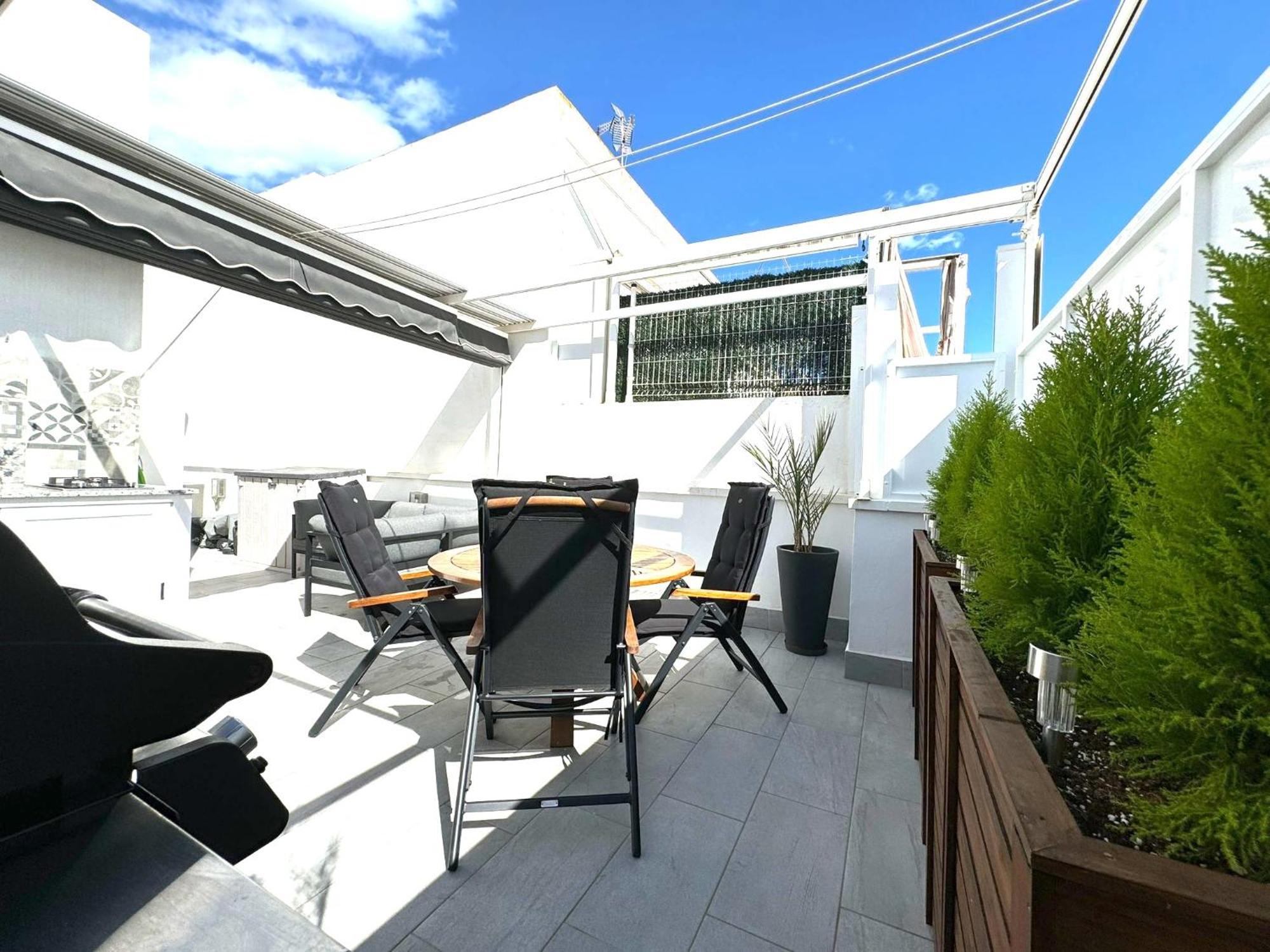 Atico Con Jacuzzi Privado , 1 Min Walk De Playa Levante 圣波拉 外观 照片