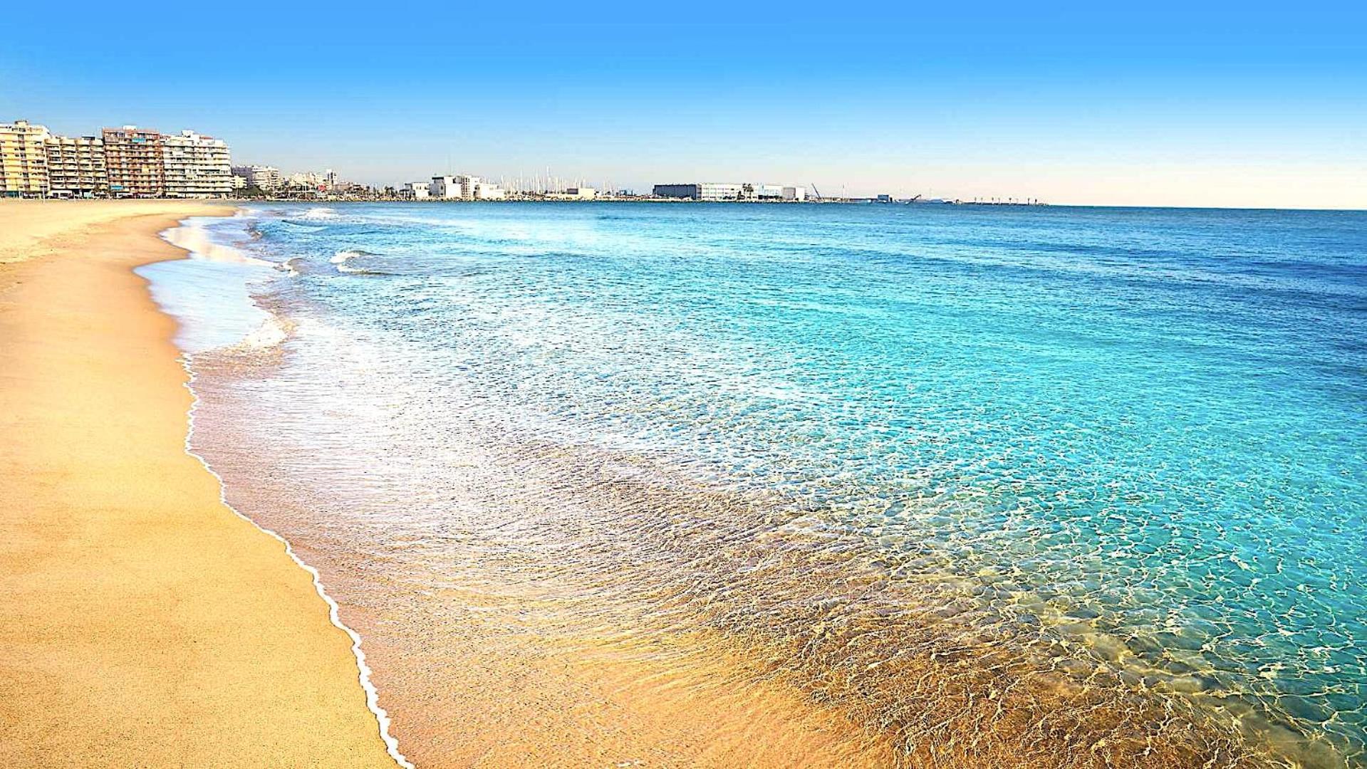 Atico Con Jacuzzi Privado , 1 Min Walk De Playa Levante 圣波拉 外观 照片